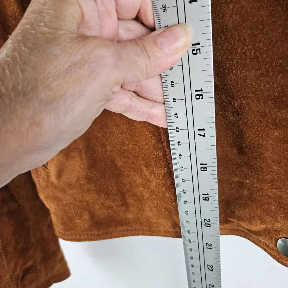 Blank NYC Brown Leather Jacket - Picture 9 of 12